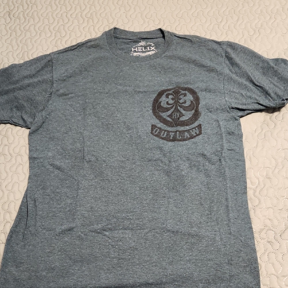 Helix Men's Blue Outlaw Tee